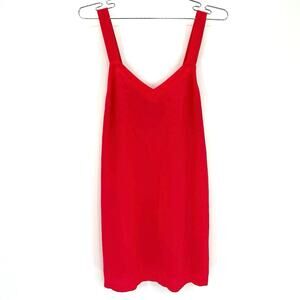 Sugar + Lips orange women’s strap mini dress